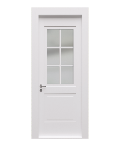 BY-149A Porte intérieure Laqué Vitrée
